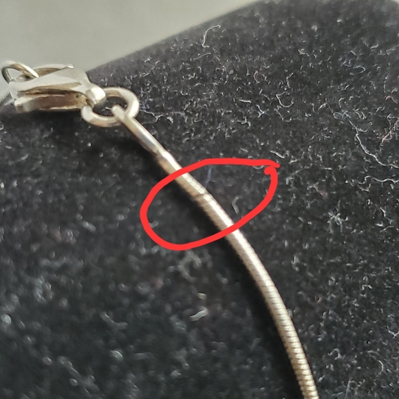 SET! Sterling Silver Set with Beaded Necklace and 2 Beaded Bracelets Vintage - Picture 16 of 16